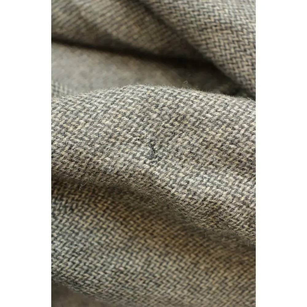 Jos A Bank Blazer Mens 46R Herringbone 100% Camel Hair 2 Buttons Single Breasted